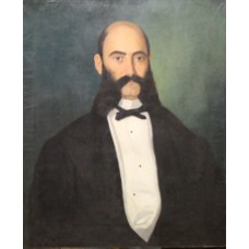 Scoala romaneasca (Autor necunoscut) - Portret de barbat (secol XIX)