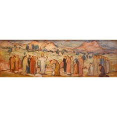 Sever BURADA (Buradescu) (1896-1968) - Scena din viata lui Iisus