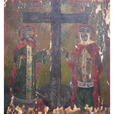 Icoana pe lemn (Scoala romaneasca) - Sec XIX